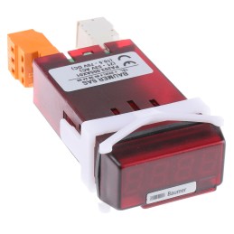 1 pcs - Baumer PA203 LED Digital Panel Multi-Function Meter for Current, Voltage, 45mm x 22.5mm