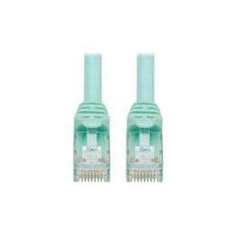 1 pcs : N261-010-AQ - Ethernet Cables / Networking Cables Tripp Lite Augmented Cat6 Cat6a Snagless 10G Patch Cable RJ45 Aqua 10'