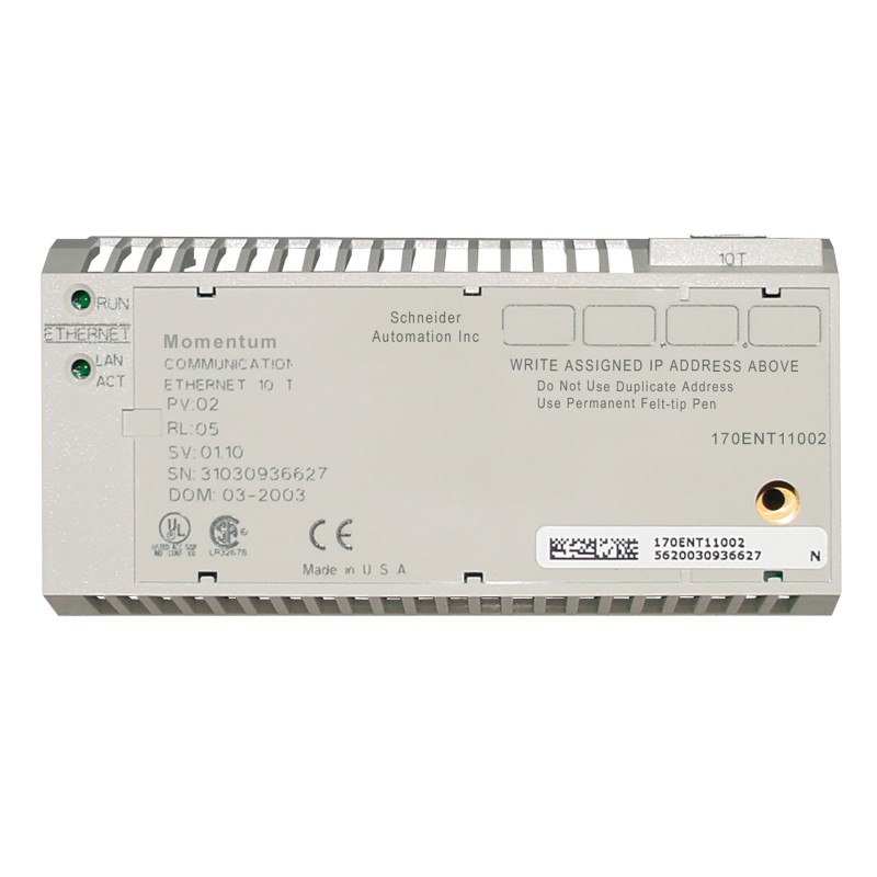 1 pcs - Schneider Electric Communication Module for Use with Modicon Momentum Automation Platform