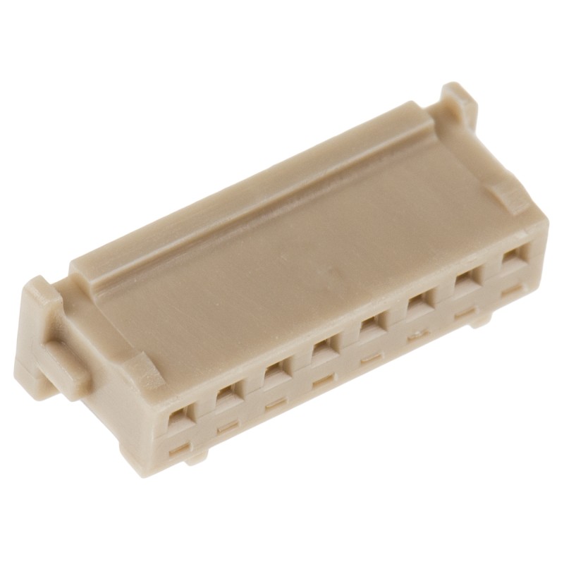 100 pcs - Hirose, DF13 Female Connector Housing, 1.25mm Pitch, 8 Way, 1 Row