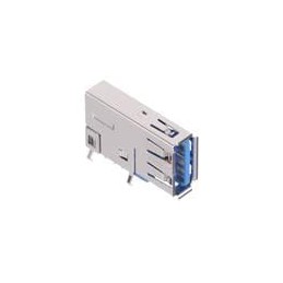 1 pcs : GSB3116342HR - USB Connectors USB3.0, A, RECEPTACLE, UPRIGHT DIP.