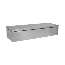 1 pcs - RS PRO 304 Stainless Steel Enclosure, IP66, 600 mm x 200 mm x 121mm