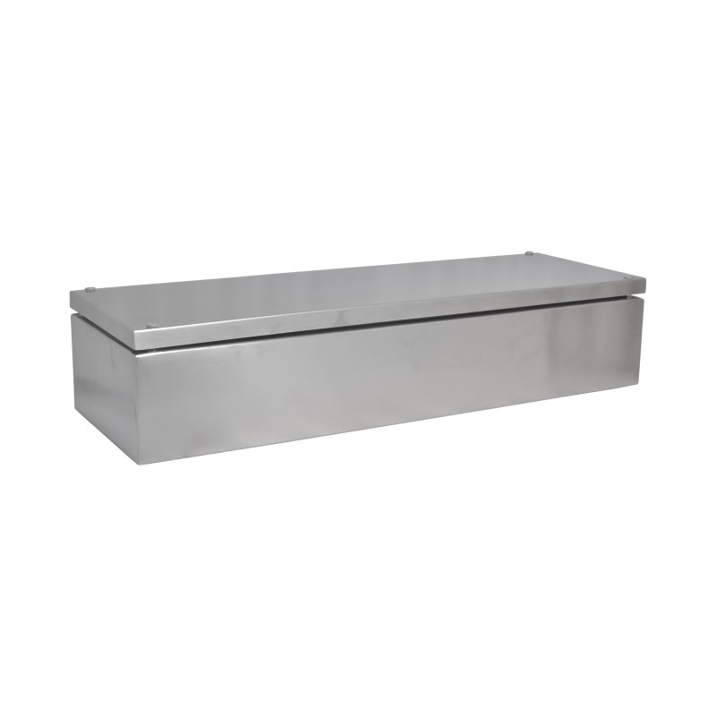 1 pcs - RS PRO 304 Stainless Steel Enclosure, IP66, 600 mm x 200 mm x 121mm