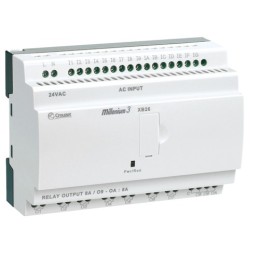 1 pcs - Crouzet Millenium 3 Series Logic Controller, Relay Output, 16-Input, Analog, Digital Input