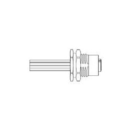 1 pcs : M12A-08PFFS-SF8C30 - Sensor Cables / Actuator Cables M12 PANEL W/ HARNESS 8PIN F CONN F PIN