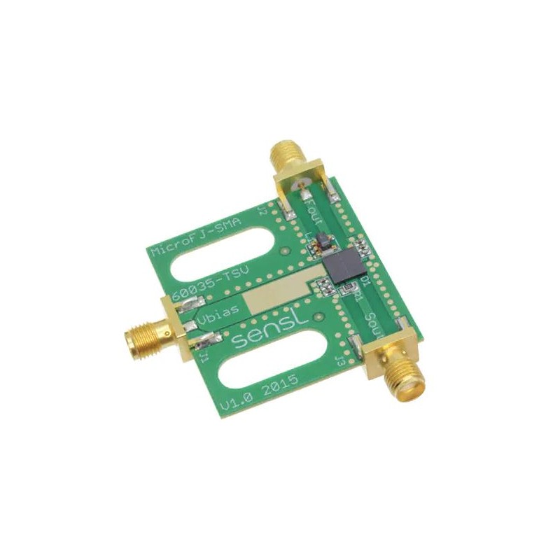 1 pcs - onsemi MicroFJ-60035-TSV Mounted onto a PCB with Three SMA Connectors Evaluation Board MICROFJ-60035-TSV-TR,