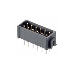 1 pcs : M80-8541442 - Headers & Wire Housings 7+7 POS DIL MALE VERT UNLATCHED TIN