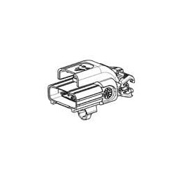 1 pcs : 17210446B - Automotive Connectors 4WM DCS2 1.5GO-NO-GO HSG A YEL