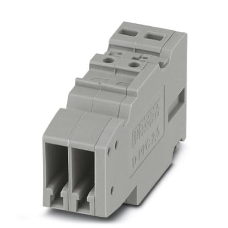 5 pcs - Phoenix Contact COMBI Series PPC 2,5/2 Non-Fused Terminal Block, 24A, 26 - 12 AWG, 26 - 14 (Flexible) AWG
