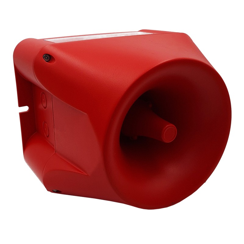 1 pcs - RS PRO Screw Mount Electronic Sounder, 12 - 24 v ac/dc, 120dB at 1 m, IP66, IP69K, AC/DC, 62-Tone