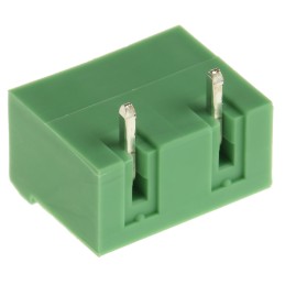 5 pcs - Phoenix Contact 7.62mm Pitch 2 Way Right Angle Pluggable Terminal Block, Header, Through Hole, Solder Termination