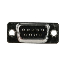 5 pcs - ITT Cannon ZD* 9 Way Panel Mount D-sub Connector Socket, 2.84mm Pitch