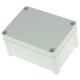 1 pcs - Fibox TEMPO Series Grey ABS Enclosure, IP65, Grey Lid, 130 x 95 x 65mm