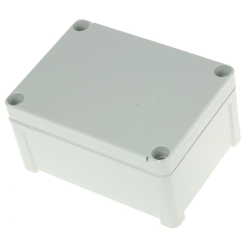1 pcs - Fibox TEMPO Series Grey ABS Enclosure, IP65, Grey Lid, 130 x 95 x 65mm