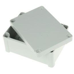 1 pcs - Fibox TEMPO Series Grey ABS Enclosure, IP65, Grey Lid, 130 x 95 x 65mm