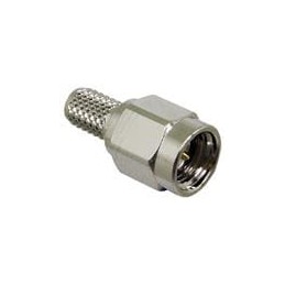 1 pcs : CONSMA007-R58 - RF Connectors / Coaxial Connectors SMA Male Cable End Crimp - RG-58 Cable