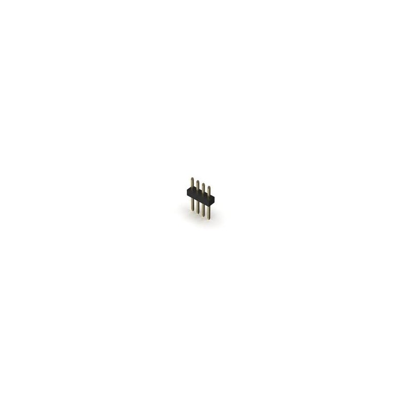1 pcs : BC020-04-A-0200-0300-L-G - Board to Board & Mezzanine Connectors 4w, 1.0mm Pitch Pin Hdr, SIL, TH, Vert, GF, Box