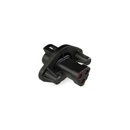 1 pcs : AT04-3P-PM13 - Automotive Connectors 3 Pin Rcpt Panel Mnt Self-Thread Blk Cap