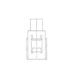 1 pcs : 7282557510 - Automotive Connectors CONN 2P 110 DARK GRY