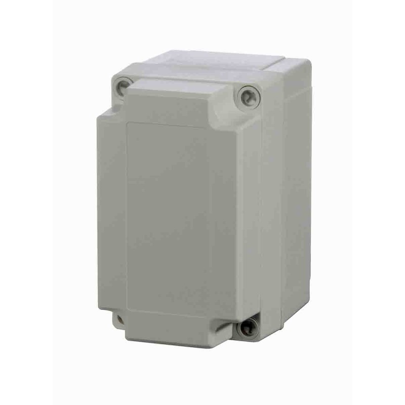 1 pcs - Fibox Grey Polycarbonate Enclosure, IP66, IP67, IK08, Grey Lid, 130.1 x 80.1 x 75mm