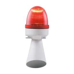 1 pcs - RS PRO Red Sounder Beacon, 24 V ac, Screw Mount, 96dB at 1 Metre