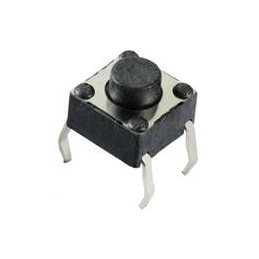 1 pcs : 222ADVBA - Tactile Switches Thru Hole AF 160gf Act. Dir. Vertical