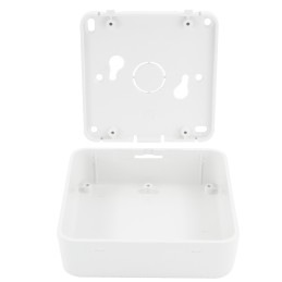 1 pcs - CAMDENBOSS CBR Series White Solid Room Sensor Enclosure, 86 x 86 x 25.5mm