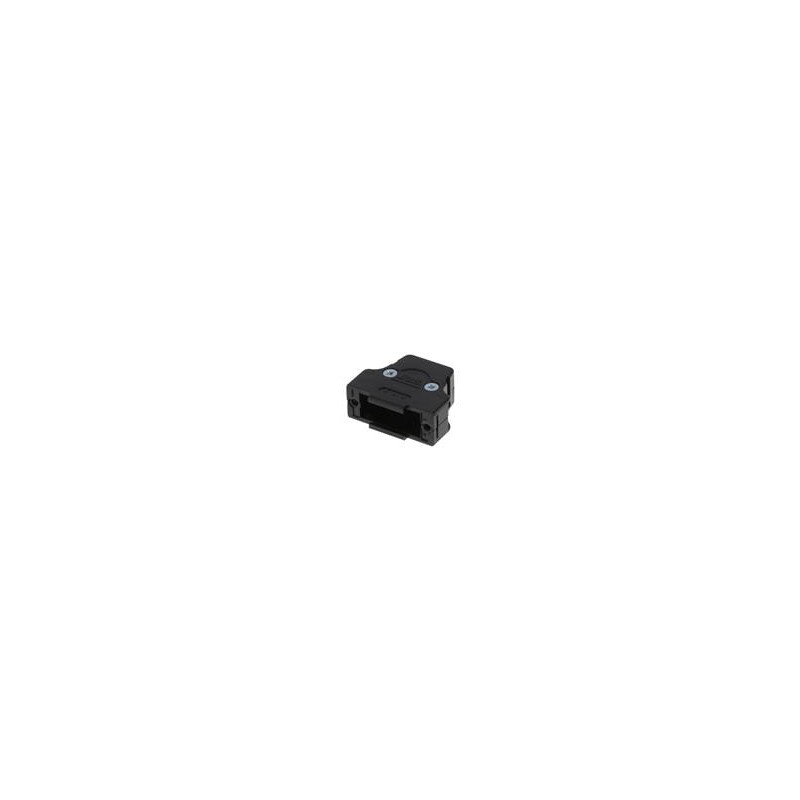 1 pcs : 173111-0020 - D-Sub Backshells 15P PLASTIC HOOD STRAIGHT CBL OUTLET