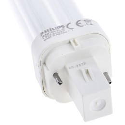 1 pcs - G24d-1 Quad Tube Shape CFL Bulb, 13 W, 4000K, Cool White Colour Tone