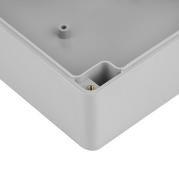 1 pcs - RS PRO Grey ABS Enclosure, IP65, Grey Lid, 139.8 x 209.7 x 60.1mm