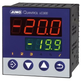1 pcs - Jumo QUANTROL PID Temperature Controller, 96 x 96mm, 2 Output Logic, Relay, 20 - 30 V ac/dc Supply Voltage PID