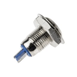 1 pcs - RS PRO White Panel Mount Indicator, 24V, 12mm Mounting Hole Size, Lead Wires Termination, IP67