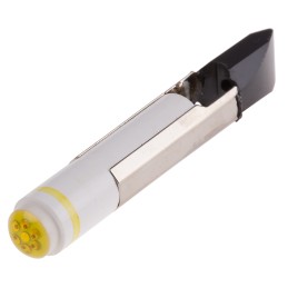 1 pcs - RS PRO Yellow LED Indicator Lamp, 24V dc, Telephone Slide Base, 6.8mm Diameter, 45mcd