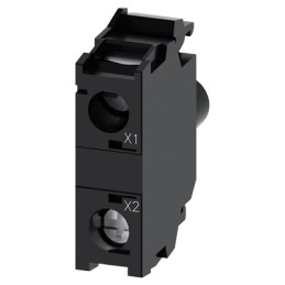 1 pcs - Siemens SIRIUS ACT Light Block - White, 24 V ac/dc