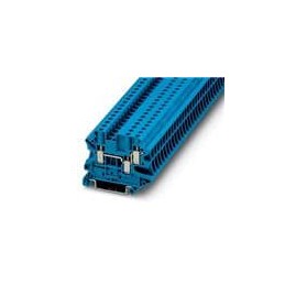 1 pcs : 3044500 - DIN Rail Terminal Blocks UT 4-TWIN BU 12.4MM 12-4AWG