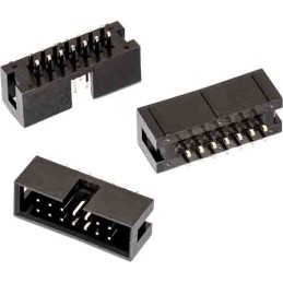 5 pcs - Wurth Elektronik WR-BHD Series Straight PCB Header, 8 Contact(s), 2.54mm Pitch, 2 Row(s)