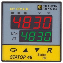 1 pcs - Pyro Controle STATOP 48 PID Temperature Controller, 2 Output, 90 - 260 V ac Supply Voltage