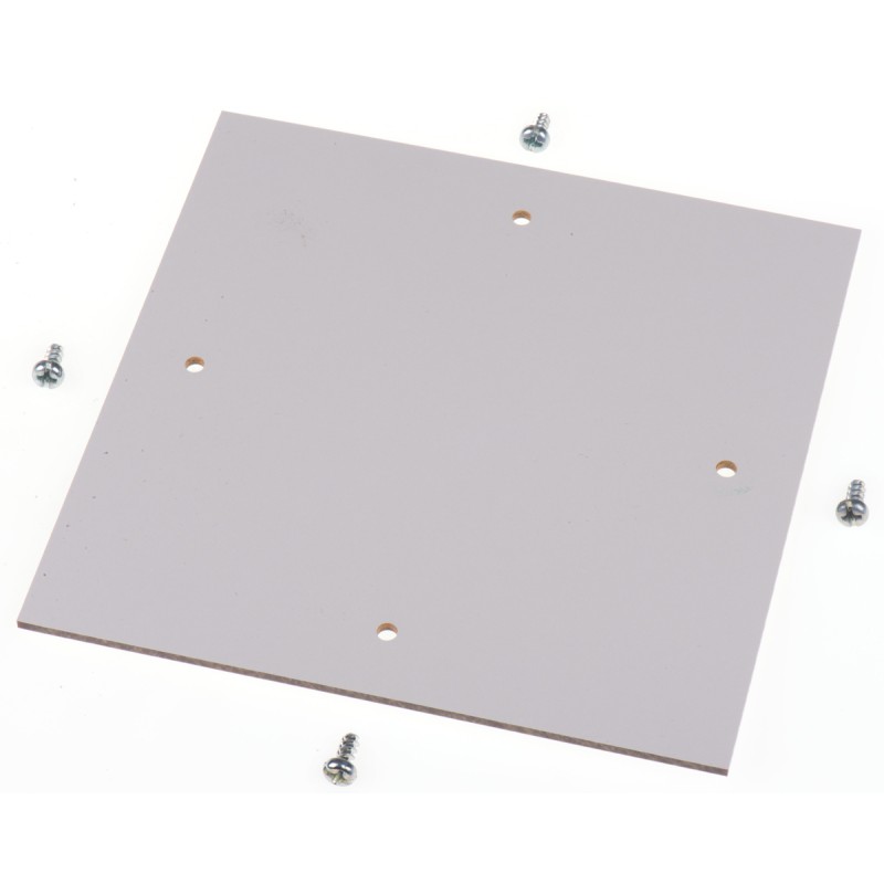1 pcs - Spelsberg Plastic Mounting Plate, 3mm H, 150mm W, 150mm L for Use with TK Enclosure