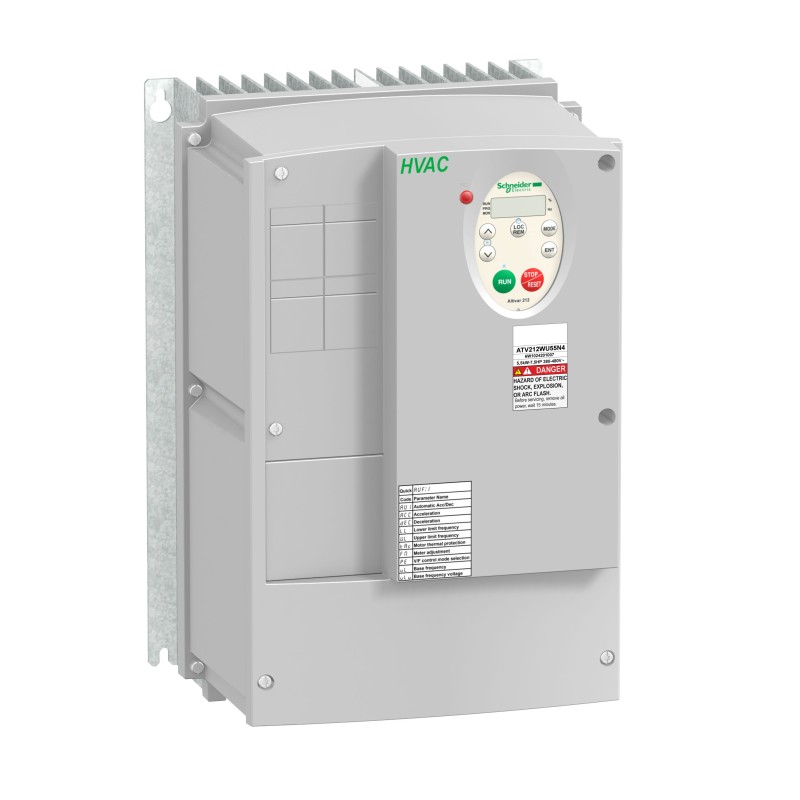 1 pcs - Schneider Electric Variable Speed Drive, 5.5 kW, 3 Phase, 480 V, 8.7 A, 11 A, Altivar 212 Series