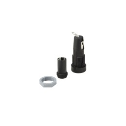 1 pcs - RS PRO 6.3A Panel Mount Fuse Holder for 5 x 20mm Fuse, 250V ac