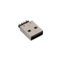 1 pcs : 629004113921 - USB Connectors WR-COM Type A SMT 4Pin W/Clip Male
