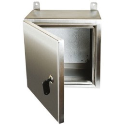 1 pcs - RS PRO 316 Stainless Steel Wall Box, IP69K, 400 mm x 400 mm x 200mm