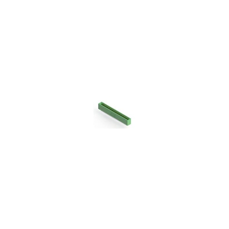 1 pcs : 341-050-520-201 - Standard Card Edge Connectors 50P '.100' x .140' GREEN