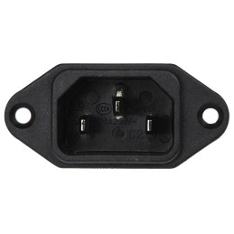 1 pcs - Schaffner 6A, 250 V ac Male Panel Mount IEC Filter FN9222-6-06, Faston None Fuse