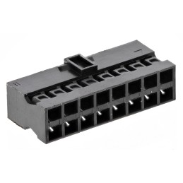 5 pcs - Amphenol Communications Solutions, Minitek Pwr Connector Housing, 2mm Pitch, 16 Way, 2 Row