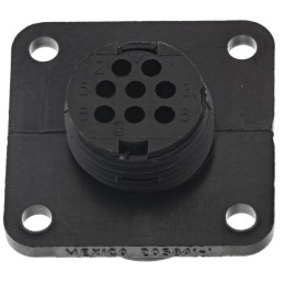 100 pcs - TE Connectivity Circular Connector, 8 Contacts, Panel Mount, Socket, Male, CPC Series 2 Series