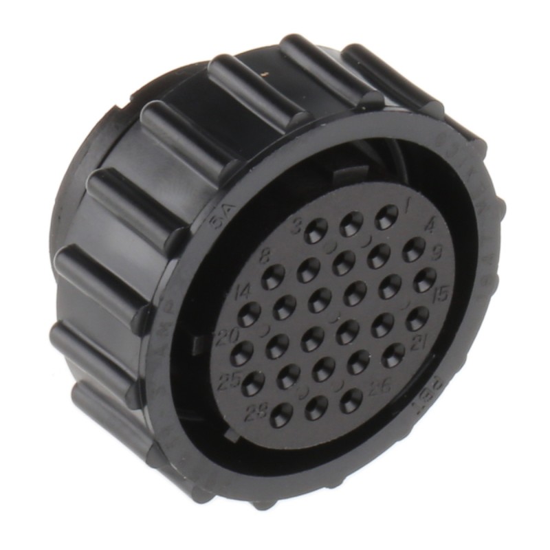 100 pcs - TE Connectivity Circular Connector, 28 Contacts, Cable Mount, Plug, Female, CPC Series 2 Series