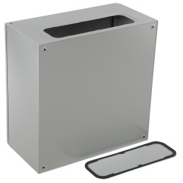 1 pcs - Schneider Electric Spacial CRN Series Steel Wall Box, IP66, 600 mm x 600 mm x 300mm