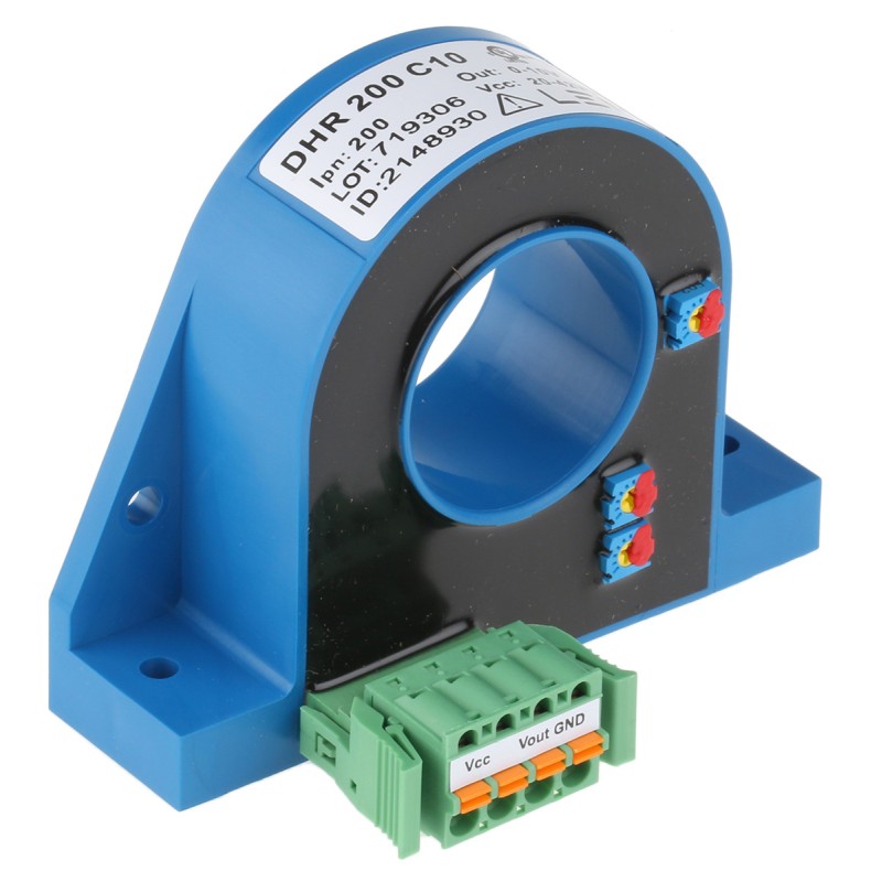 1 pcs - LEM DHR Series Current Transformer, 200A Input, 200:1, 32mm Bore, 20 - 50 V dc