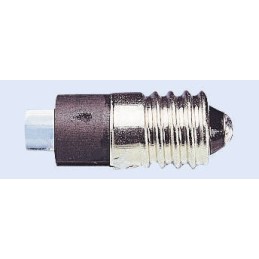 1 pcs - Marl White LED Indicator Lamp, 12V dc, E10 Base, 4.9mm Diameter, 785mcd